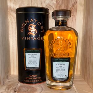 Whisky<br>Single Malt<br>Non Tourbé<br>SIGNATORY<br>Glenrothes 1996<br>70cl / 180€