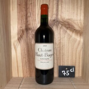 Pauillac Rouge<br>HAUT-BAGES<br>Libéral<br>2021 / 49€