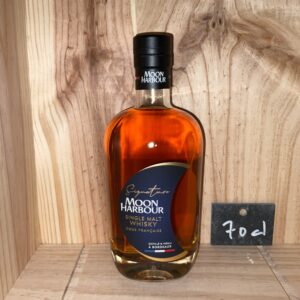Whisky<br>Single Malt<br>Non Tourbé<br>MOON HARBOUR<br>Signature<br>70cl / 42,50€