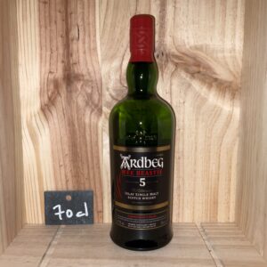 Whisky<br>Single Malt<br>Tourbé<br>ARDBEG<br>Wee Beastie 5 ans<br>70cl / 55€