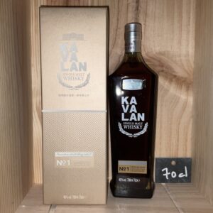 Whisky<br>Single Malt<br>Non Tourbé<br>KAVALAN<br>Sélect N°1<br>70cl / 61€