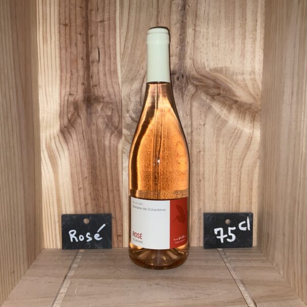 Touraine Rosé<br>Loire<br>D. D. ECHARDIERES<br>2024 / 10,75€<br>Par 6 / 10,21€