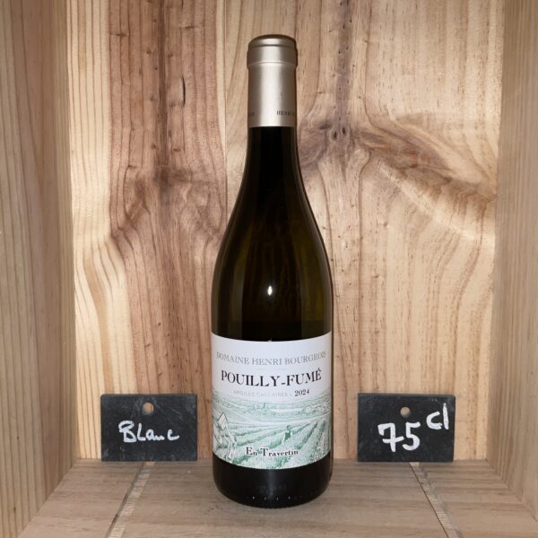 Pouilly Fumé Blanc<br>H. BOURGEOIS<br>En Travertin<br>BIO<br>2024 / 24€