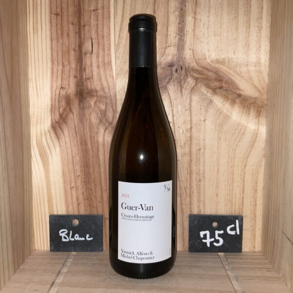 Crozes-Hermitage Blanc<br>ALLENO/CHAPOUTIER<br>Guer Van<br>BIO<br>2024 / 27,75€<br>Par 6 / 26,36€