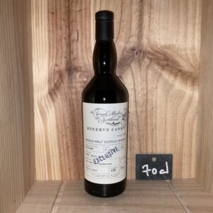 Whisky<br>Single Malt<br>Non Tourbé<br>BLAIR ATHOL<br>Réserve Cask 8ans<br>70cl / 68€