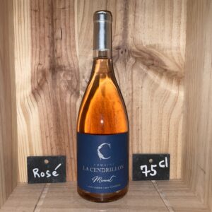 Corbières rosé<br>LA CENDRILLON<br>Minuit<br>BIO<br>2025 / 10€<br>Par 6 / 9,50€