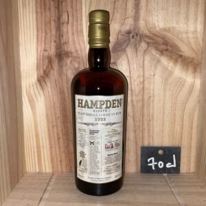Rhum Ambré<br>Jamaïque<br>HAMPDEN<br>1753<br>70cl / 59€